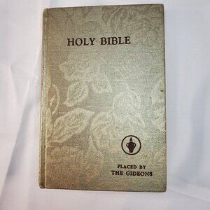 Vintage Holy Bible Placed By The Gideons International 1973 Edition